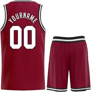 Maillot et short de basket-ball personnalisés pour hommes et jeunes, uniforme avec nom et numéro brodés ou imprimés, vêtements de sport - Product Image 2
