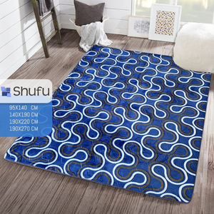 Tapis en polyester écologique à motif abstrait, design moderne, anti-allergique, antidérapant, doux et enroulable pour la maison – Grande Vente - Product Image 3