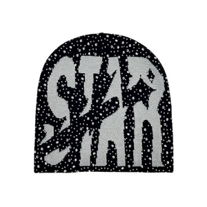 Custom Reversible Bini All Over Print Designer Knitted Unisex Rhinestone Bennie <b>Cap</b> Hat <b>Winter</b> Skull <b>Cap</b> Kint Beanies <b>for</b> <b>Men</b> - Product Image 2