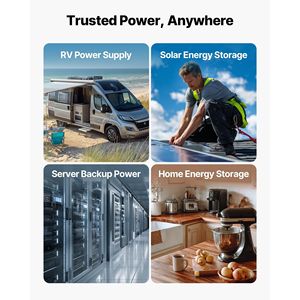 48V 100Ah LiFePO4 batteria al litio 100A BMS 51.2V Rack per Server Bluetooth 5.12kWh 6000 cicli LCD Display Off-Grid Solar Backup - Product Image 6