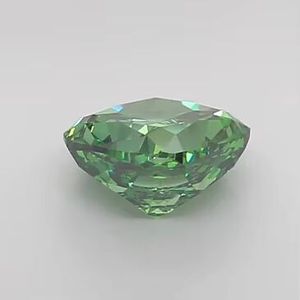 Diamante Suelto de Laboratorio CVD Modificado, Corte Cojín Verde Elegante, 1.00CT VS1 Certificado, para Anillos y Colgantes - Product Image 6