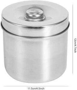 Conteneur de pansements cliniques manuel de classe I, Tambour de stérilisation médicale, Bac de stockage de gaze, Support pour instruments chirurgicaux en gaze stérile - Product Image 2