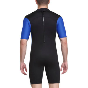 Factory Customized Logo New Design Men's One Piece Reversible Quick Dry Waterproof Spandex/Polyester Beach Swimming Suit - Product Image 2