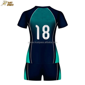 Uniforme deportivo de voleibol para hombre y mujer, ropa de voleibol transpirable, sublimación personalizada - Product Image 3