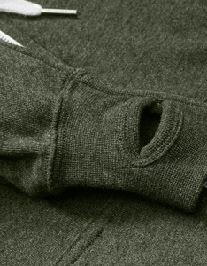 Sweat à capuche zippé brodé en molleton pour homme, 100 % coton, léger, décontracté, avec poches, respirant, anti-rétrécissement, idéal pour les voyages - Product Image 5