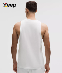 เสื้อกล้ามออกกำลังกายผู้ชาย XEEP Factory Direct Sales รุ่น XC-GTT-19 คุณภาพสูง ระบายอากาศได้ดี แห้งเร็ว ผลิตจากผ้าฝ้ายถัก 100% ด้านหน้า OEM - Product Image 2