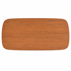 Mesa de Comedor Rectangular Moderna de Madera de Teca Sólida, Diseño Artesanal Estilo Belga, Ecológica y Duradera, para 8 Personas - Product Image 4