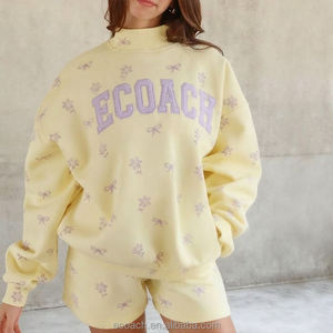 Sudadera negra con cuello alto para mujer, de punto, de manga larga, para otoño, corte regular - Product Image 5