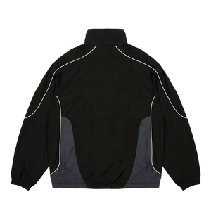 Custom Made Winter Men's Puffer Jacket Stand Collar Front Logo <b>Nylon</b> Washed Printed <b>Vintage</b> Lightweight Windproof Climbing - Product Image 2