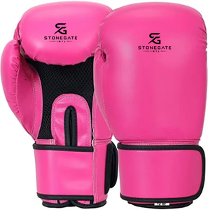 Gants de boxe en cuir véritable de qualité supérieure, logo personnalisé, couleur au choix, pour entraînement et combat, sangle réglable 2026 - Product Image 1