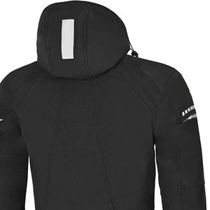 New Adults Motocross <b>Back</b> <b>Protector</b> Motorbike Jacket, Breathable Cordura Motorcycle Jacket with Stand Collar, Double Pockets - Product Image 5