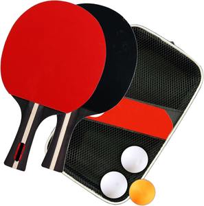 Raquette de tennis de table professionnelle de haute qualité en fibre de carbone et plastique avec lame en bois durable et poignée confortable - Product Image 4