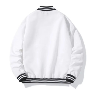 Ropa Casual y de Calle, Conjuntos de Estilo de Temporada, Chaqueta Varsity Elegante para Hombre con Cuello, Puños y Dobladillo Acanalados para Mayor Comodidad - Product Image 2