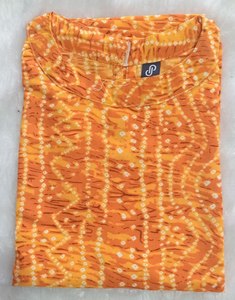 Women’s Printed Rayon Cotton Sleeveless <b>Kurti</b> – Casual <b>Indian</b> Ethnic Wear - Product Image 2