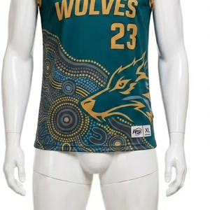 เสื้อทีม AFL แบบ OEM ODM สกรีนโลโก้ ชื่อ หมายเลข ด้วยเทคนิคการพิมพ์แบบ Dye Sublimation โรงงานผลิตชุดกีฬา - Product Image 4