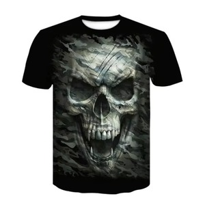 Camiseta de Hombre con Diseño Propio 2026, Camiseta Deportiva Personalizada con Estampado de Sublimación 3D de Guerrero con Pistola - Product Image 1
