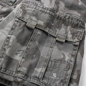 Pantalones Cortos de Mezclilla Lavados para Hombre, Corte Recto, Cintura Alta, 100% Algodón, Estilo Casual Urbano, con Bolsillos, Verano 2026 - Product Image 4
