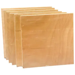Wholesale The Best Price Villa Plywood Sheet 4X8 Timber Raw Materials One Faced Bintangor Plywood Design Logo Style
