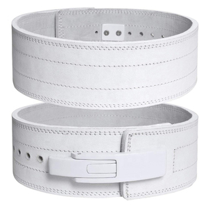 Cinturón de Cuero Vacuno de Alta Calidad para Levantamiento de Pesas, 10 mm de Grosor, Transpirable, con Logotipo Personalizado, Estilo Lujoso, Hebilla de Palanca Ligera, Unisex - Product Image 3