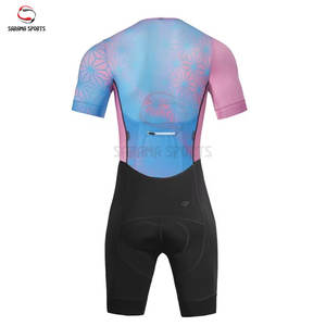 Traje de Ciclismo Transpirable de Secado Rápido al por Mayor para Hombre y Mujer, Traje de Ciclismo de Carretera de Verano con Mangas Cortas, Nombre del Equipo Personalizado - Product Image 5