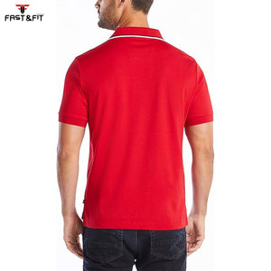 Camiseta de Golf con Logotipo Personalizado, Tejida, 95% Algodón, 5% Elastano, Manga Corta, para Hombre, Talla Grande, Secado Rápido, Ecológica, Verano - Product Image 6