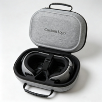 Étui de rangement VR portable grande capacité, sac de voyage rigide en EVA, organisateur personnalisé avec logo pour casque, manette et accessoires