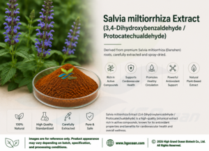 Hgo สารสกัดจากซัลเวีย miltiorrhiza บริสุทธิ์3 4-Dihydroxybenzaldehyde/protocatechualdehyde 1% - 20% - Product Image 2
