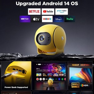 portable 4k <b>smart</b> projector projector screen 300 inch the projector mobile phone - Product Image 4