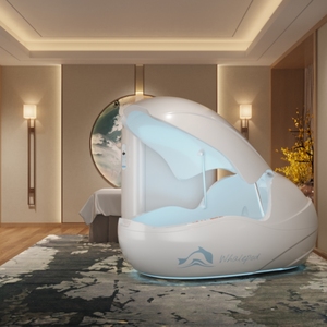 Large-Sized 2in1 Soap &amp; Bar Float <strong>Tank</strong> with Voice Control <strong>Sensory</strong> <strong>Deprivation</strong> Spa Acrylic &amp; Stainless Steel Relaxpod Model - Product Image 1