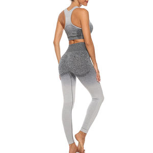 Conjuntos deportivos de moda, dos piezas, leggings de yoga sin costuras, conjunto de sujetador deportivo para mujer, ropa deportiva, entrenamiento, gimnasio, fitness. - Product Image 2