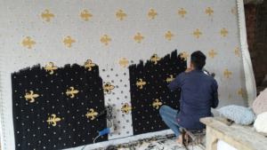 พรมโรงแรมทันสมัยลายนามธรรมขายดีที่สุดปี 2026 ทอมือ ป้องกันการลื่น ขนสัตว์หรูหรา ผลิตตามสั่ง ปูเต็มพื้นที่ ด้านหลังทำจากยางลาเท็กซ์ - Product Image 2