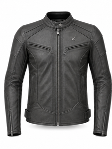 Blouson de moto en cuir Urban Sport |   Vert Forêt Charbon Noir |   Fabricant OEM ODM |   Qualité de conception haut de gamme |   Respirant - Product Image 4