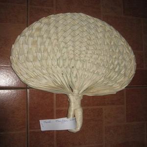 Abanico de Bambú con Diseño Pintado, Colores Naturales y Surtidos de Vietnam - Regalo Promocional - Product Image 2