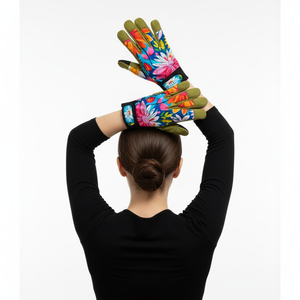 Guantes de Jardinería Ligeros con Diseño Floral para Mujer, Cómodos, Transpirables, con Palma de Microfibra y Dorso de Spandex, Resistentes a Espinas - Product Image 3
