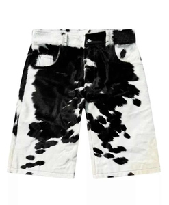 Shorts en cuir et toile durables pour hommes, faits à la main, de qualité supérieure, personnalisés, respirants, écologiques, style streetwear tendance - Product Image 3