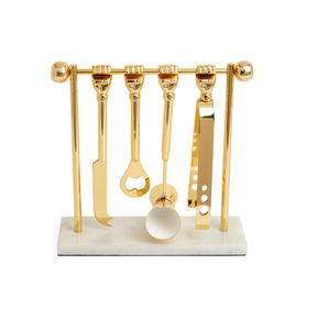 Juego de herramientas de barra de latón de la mejor calidad, lujosas y profesionales para mezclar bebidas a un precio increíble. - Product Image 5