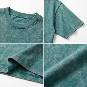 เสื้อยืดสไตล์สมาร์ทแคชชวลแนวสตรีทแวร์ ทรงทันสมัย ใส่สบาย สำหรับผู้ชาย ลวดลายฟอกสี เหมาะสำหรับใส่ทำงาน พักผ่อน และกิจกรรมประจำวัน - Product Image 6