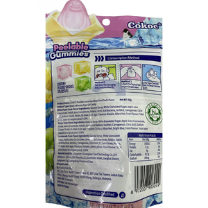 Cokoc, Caramelos de Goma 3D Mixtos con Frutas Peladas, 60g, Caramelos de Frutas Masticables, Precio Competitivo, Venta al Por Mayor, Exportación - Product Image 3