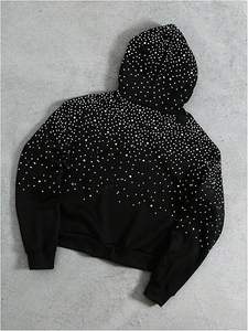 Sudaderas con Capucha de Diamantes de Imitación para Hombre, Sudaderas Oversize con Capucha, Sudadera Casual de Moda, Pullover Y2K, Tops de Streetwear - Product Image 3