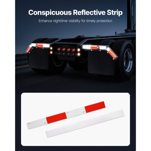 1 Paio di Ganci Angolati a Molla Rinforzati per Paraspruzzi, Interasse Bulloni 1 1/8 Pollici, Accessori per il Controllo del Carico per Semirimorchi - Product Image 5
