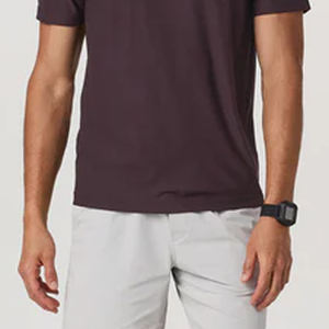 Service OEM, Conception de T-shirts pour hommes à manches courtes, couleur unie, de haute qualité, pour les acheteurs en gros, style décontracté, 2026 - Product Image 2