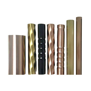 <span class=keywords><strong>200Mm</strong></span> OD 201 304 316 Rose Gold Trang Trí Ống Thép Không Gỉ Hình Chữ Nhật Màu Hàn Kim Loại Que Ống Cho Cửa Hàng Quần Áo - Product Image 3