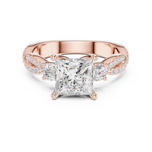 Anillo de Diamantes de Laboratorio de Lujo Aries Jewel, Oro Amarillo de 14K, Certificado IGI, Regalo de Compromiso y Boda, Directo de Fábrica - Product Image 3