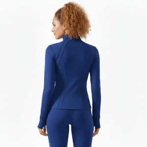 Logo Customized Yoga Wear Top Short Lightweight Running Training Wear Women Sports Jacket Clothes for Gym wear indoor Training - Product Image 5