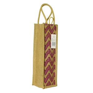 6 bouteilles de vin sac fourre-tout de haute qualité Jute bouteille sac de transport Jute bouteille de vin couverture sac cadeau - Product Image 4