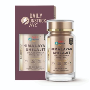 Extrait de Shilajit de l'Himalaya Formule Personnalisée 30:1 Capsules 500mg |   Complexe minéral standardisé |   Améliorer l'immunité |   Complément OEM - Product Image 1