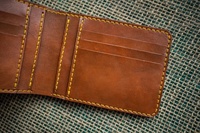 Dompet Koin Multifungsi Kulit Asli Vintage Pria Baru dari Pabrik, Tahan Air, Bukaan Terbuka, Dapat Dikustomisasi LW-0228