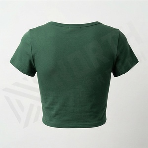 Top Corto para Uso en Exteriores, Ropa de Moda para Mujer, Camiseta de Estilo Nuevo, Ropa Deportiva Elegante, Ropa de Gimnasio - Product Image 2