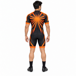 Ensemble de cyclisme pour hommes, maillot et short de cyclisme personnalisés par sublimation, ensemble de cyclisme d'équipe, vêtements de performance pour le vélo de route, entraînement et course - Product Image 2