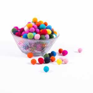 2.2 cm Felt Balls <b>Craft</b> <b>Supplies</b> 500g Feltandwool in Bulk - Product Image 1